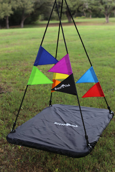 Black Protective Cover for Platform Swings